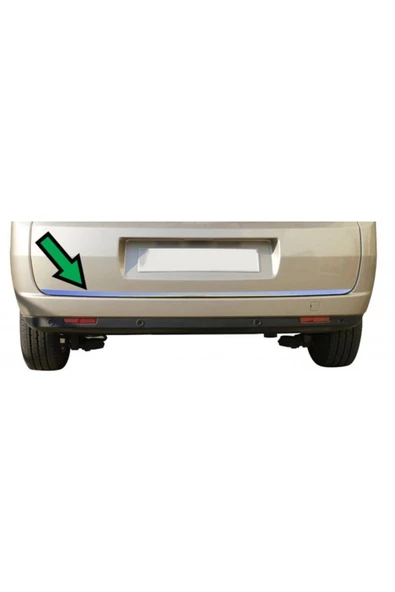 KromGaraj Opel Combo Formlu Krom Bagaj Alt Çıta 2010+ Paslanmaz Çelik ürün görseli 1