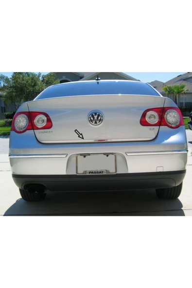 KromGaraj Volkswagen Passat B6 2005-2011 Formlu Krom Bagaj Alt Çıtası ürün görseli 1