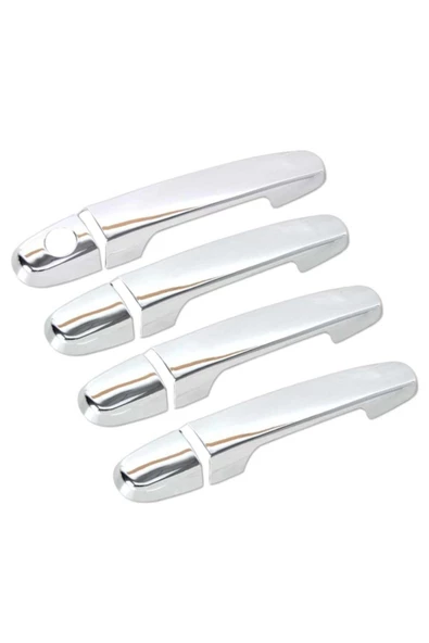 KromGaraj Toyota Hilux Krom Kapı Kolu Tk 2006 Üzeri 4kapı Paslanmaz Çelik ürün görseli 1