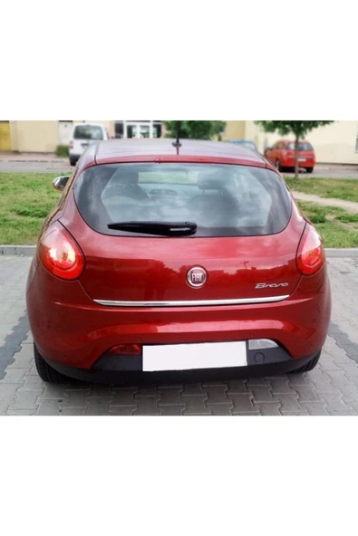 KromGaraj Fiat Bravo Formlu Krom Bagaj Alt Çıtası 2008+ Üzeri Paslanmaz Çel - Resim 2