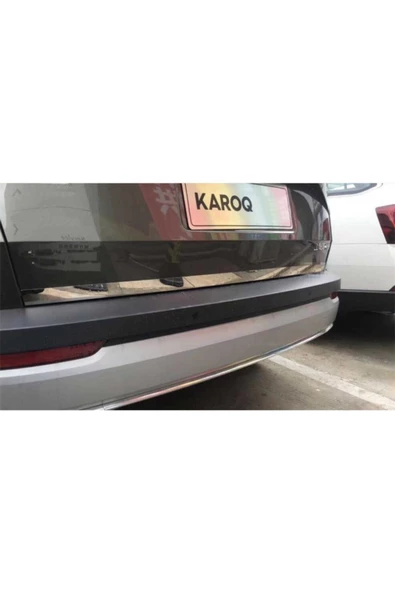 KromGaraj Skoda Karoq Formlu Krom Bagaj Alt Çıtası 2017+ Paslanmaz Çelik ürün görseli 1