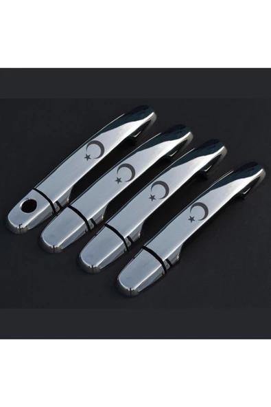 KromGaraj Toyota Corolla Krom Kapı Kolu 2007-2013 Bayrak ürün görseli 1