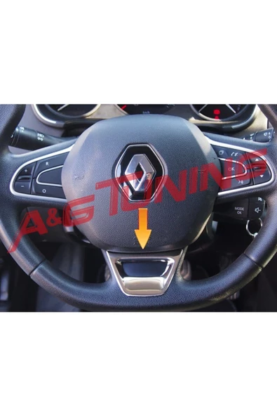 KromGaraj Renault Megane 4 Hb/sd Direksiyon Kromu 2016 Ve Üzeri P.çeli ürün görseli 1