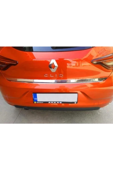 KromGaraj Renault Clio 5 Formlu Krom Bagaj Alt Çıta 2020+ Paslanmaz Çelik ürün görseli 1