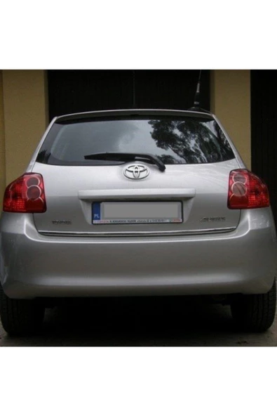 KromGaraj Toyota Auris Formlu Krom Bagaj Alt Çıtası 2007-2012 Paslanmaz Çel - Resim 2