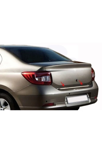KromGaraj Renault Symbol Formlu Krom Bagaj Alt Çıta P.çelik 2013-2017 Arası ürün görseli 1