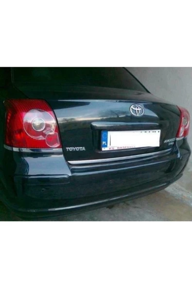 KromGaraj Toyota Avensis Formlu Krom Bagaj Alt Çıtası 2003-2009 - Resim 3