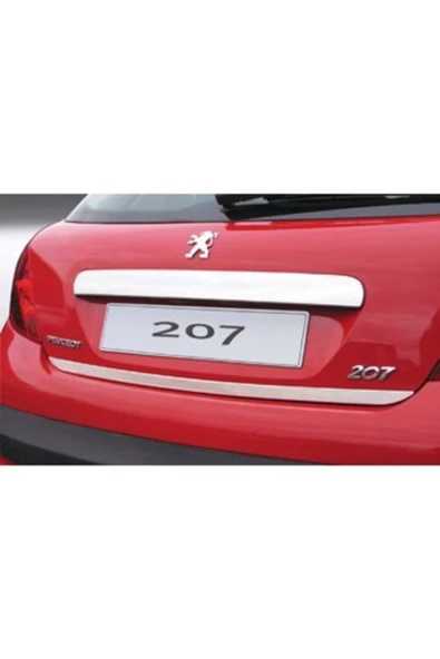 KromGaraj Peugeot 207 Formlu Krom Bagaj Alt Çıta 2006 Üzeri Paslanmaz Çelik ürün görseli 1