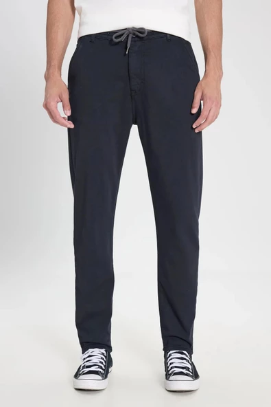 Lee Slim Fit Dar Kesim Normal Bel Antrasit Esnek Jogger Pantolon - 3
