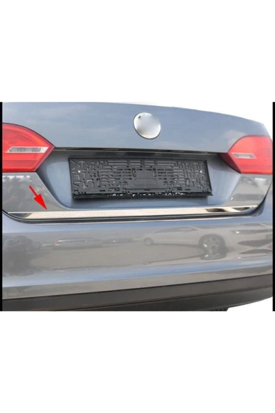 KromGaraj Volkswagen Jetta Formlu Krom Bagaj Alt Çıta 2011-2014 Paslanmaz Ç ürün görseli 1