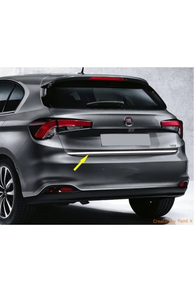 KromGaraj Fiat Egea Hb Formlu Krom Bagaj Alt Çıta ürün görseli 1