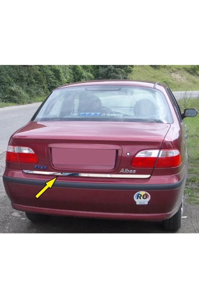 KromGaraj Fiat Albea Formlu Krom Bagaj Alt Çıta 2002-2011 Paslanmaz Çelik ürün görseli 1