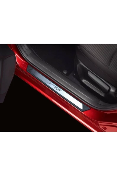 KromGaraj Volkswagen Scirocco (2008- 2017 ) Kapı Eşik Koruması Racing 2 Parça - 2