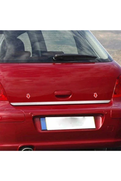 KromGaraj Peugeot 307 Formlu Krom Bagaj Alt Çıta 2001 Üzeri Paslanmaz Çelik ürün görseli 1