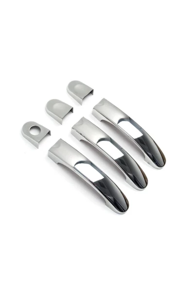 KromGaraj Vw T5 Transporter Krom Kapı Kolu 2003-2010 3 Kapı Paslanmaz Çelik ürün görseli 1