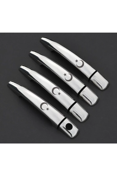 KromGaraj Peugeot 407 Krom Kapı Kolu Tk 2004-2010 Bayrak ürün görseli 1