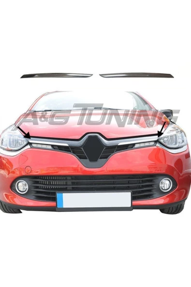 KromGaraj Renault Clio 4 Sport Tourer Krom Ön Panjur 2prç Paslanmaz Çelik ürün görseli 1