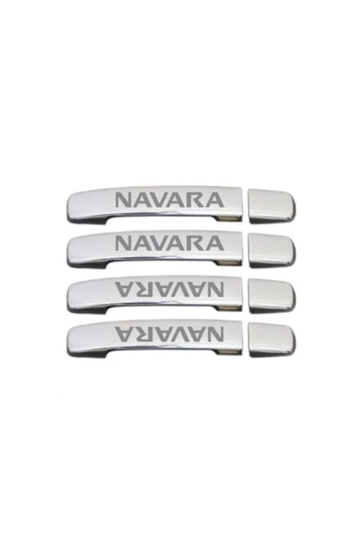 KromGaraj Nissan Navara Krom Kapı Kolu 2006-2015 Paslanmaz Çelik ürün görseli 1