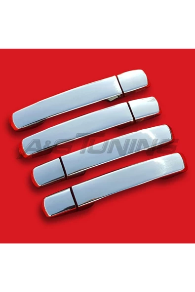 KromGaraj Nissan Navara Krom Kapı Kolu Tk 4 Kapı Paslanmaz Çelik ürün görseli 1