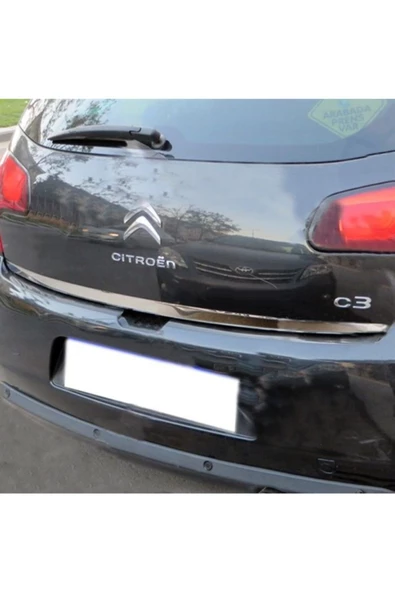 KromGaraj Cıtroen C3 Formlu Krom Bagaj Alt Çıta 2010-2015 Paslanmaz Çelik ürün görseli 1