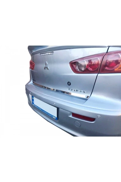 KromGaraj Mitsubishi Lancer Formlu Krom Bagaj Alt Çıta 2008-ve Sonrası Pasl ürün görseli 1