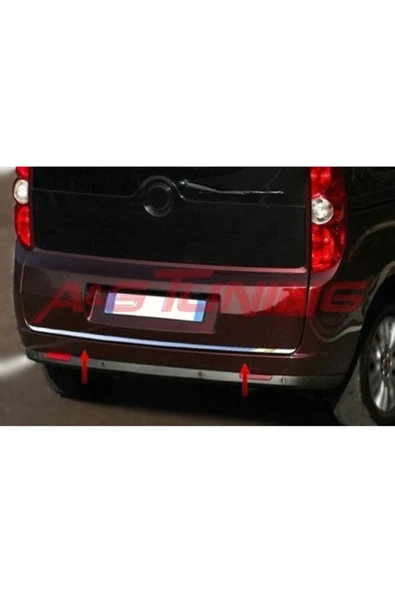 KromGaraj Fiat Doblo Formlu Krom Bagaj Alt Çıta 2010-2014 Paslanmaz Çelik ürün görseli 1