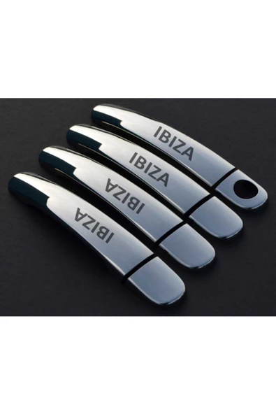 KromGaraj Seat Ibiza Kapı Kolu 2000-2008 Arası 4 Kapı Paslanmaz Çelik ürün görseli 1