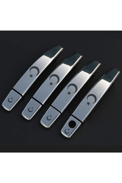 KromGaraj Opel Astra H Hb Krom Kapı Kolu 2004 Üzeri Bayrak ürün görseli 1