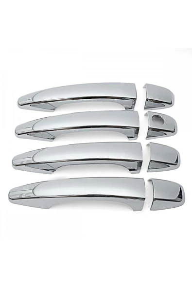 KromGaraj Citroen C4 Sedan Krom Kapı Kolu 2008-2010 4 Kapı Paslanmaz Çelik ürün görseli 1