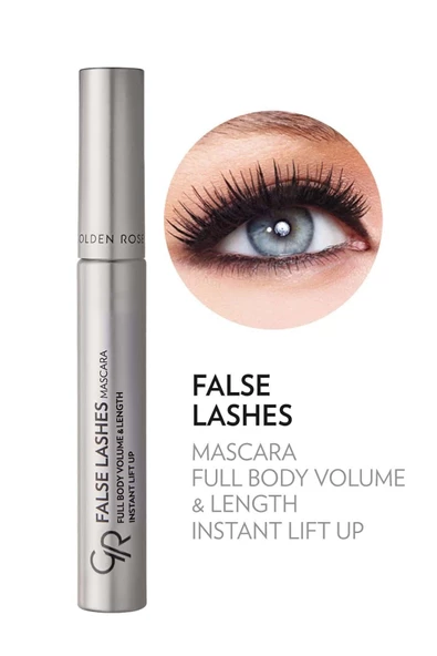GOLDEN ROSE False Lashes Mascara - Black - Hacim Veren Maskara - 8691190122416 - 4