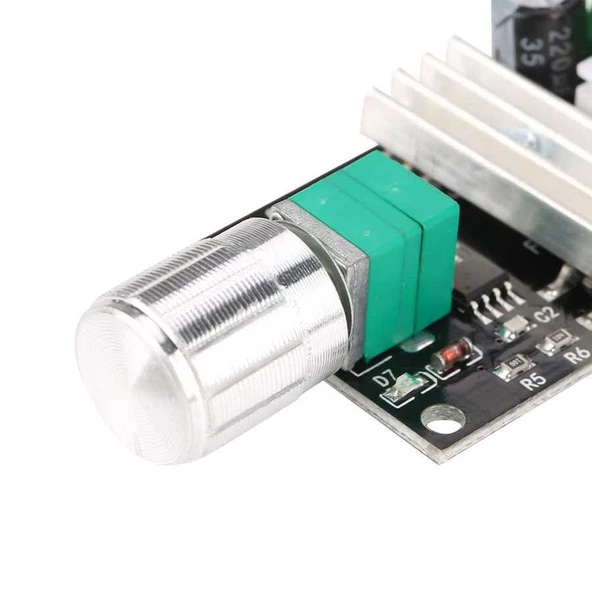 DC 6-24V 3A 80W Çift Yönlü PWM Motor Hız Kontrol Devresi - 4