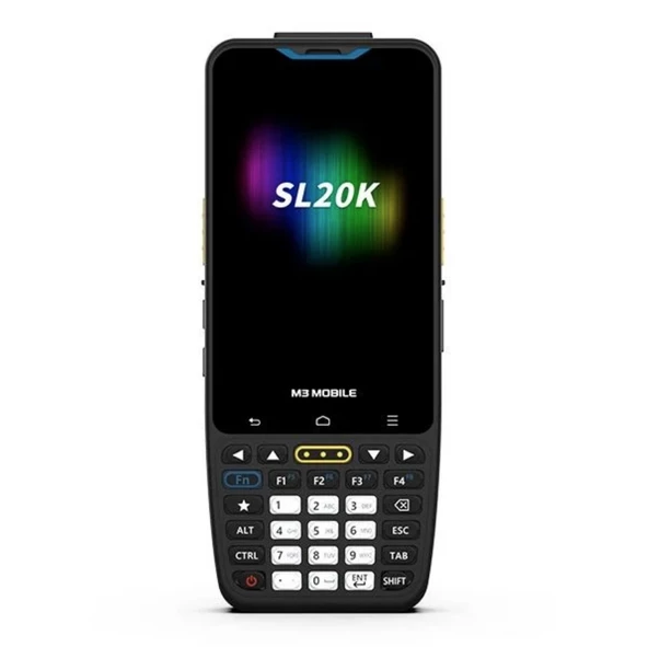 M3 Mobıle SL20K X/w 2d Karekod Andr.13 4GB/64GB 13MP Wıfı+Bluet. 4" Tuşlu Ekran El Terminali (Kılıf+E.koruyucu+Adaptör)