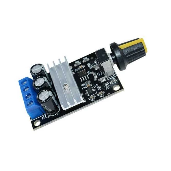 DC 6-24V 3A 80W PWM Motor Sürücü Hız Kontrol Devresi - Resim 3