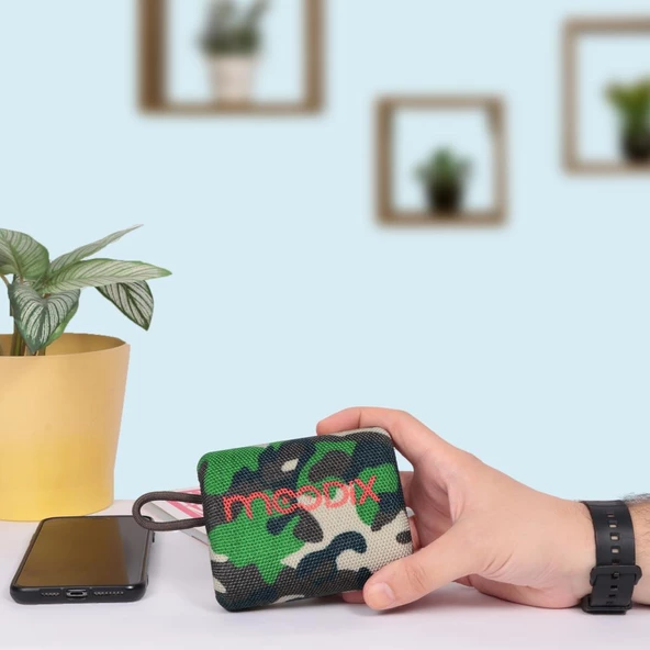 Moodix KI23TM02 Bluetooth Hoparlör Kamuflaj 5W - 10