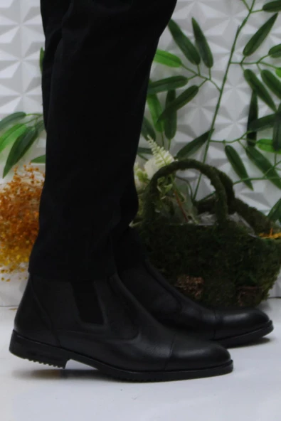 Pierre Cardin 11925251 Siyah Orijinal Ürün Fermuarlı Hakiki Deri Erkek Bot ürün görseli