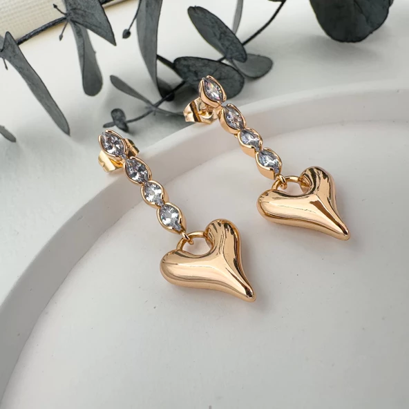 Kalp Damla Küpe - 2