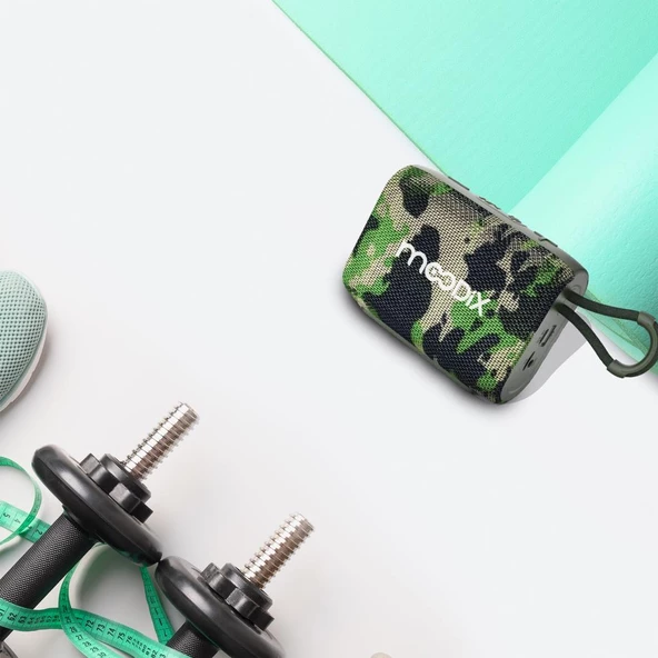 Moodix KI23TM02 Bluetooth Hoparlör Kamuflaj 5W - 8
