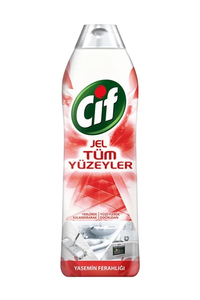 Cif Jel Yüzey Temizleyici Tüm Yüzeyler Yasemin Ferahlığı 750 Ml