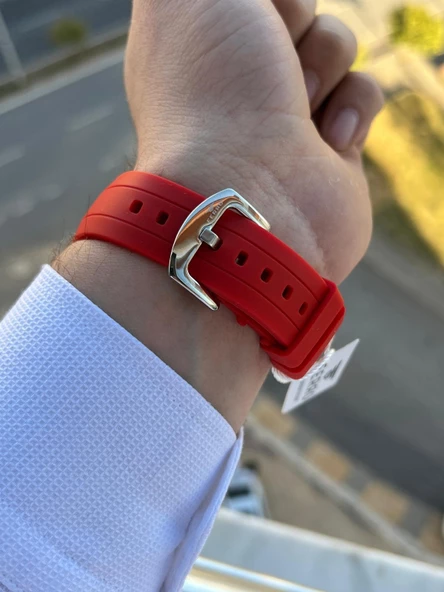 Ferro Silikon Kordon İç Fonksiyonları Aktif 30 Mt Suya Dayanıklı Erkek Kol Saati EFM.31380-KJ2 - Resim 5