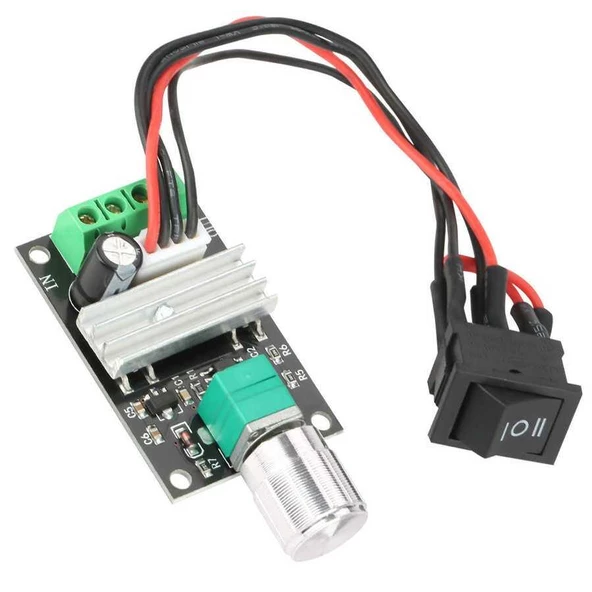DC 6-24V 3A 80W Çift Yönlü PWM Motor Hız Kontrol Devresi