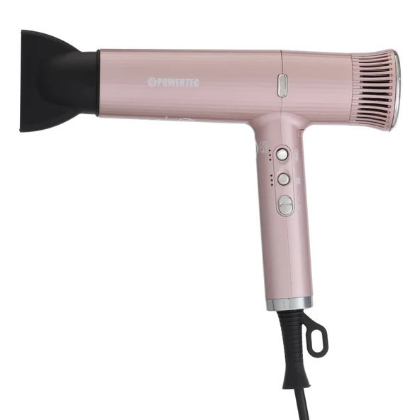 Powertec TR-4444 Profesyonel Süperlux Ionıc Fön Makinesi Rose