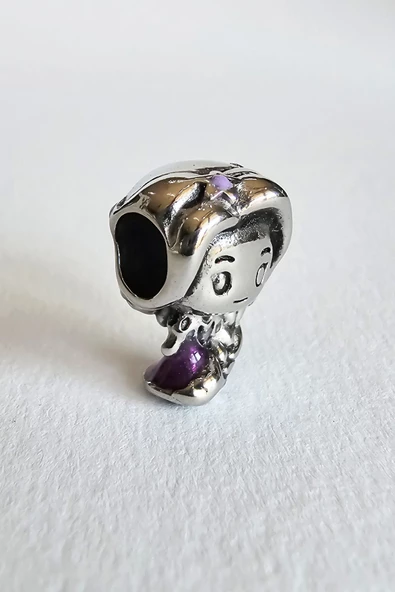 ÇELİK CHARM ÖRGÜ SAÇLI KIZ - 4