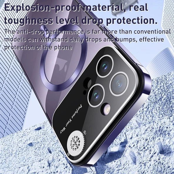 Cbtx İphone 15 Pro Aromaterapi Magsafe Manyetik Telefon Kılıfı Uyumlu - 8