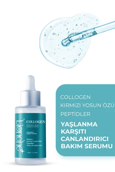 Collogen Yaşlanma Karşıtı Serum Kolajenli Cilt Bakım Serumu 30 ml