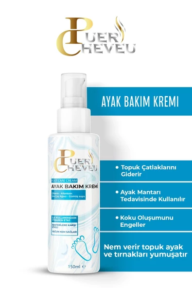 Onarıcı, Koku, Mantar Ve Çatlak Önleyici Ayak Bakım Kremi 100 ml