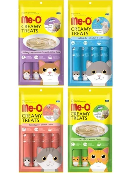 Me-O CreamyTreats Jel Mama 15gr x 16