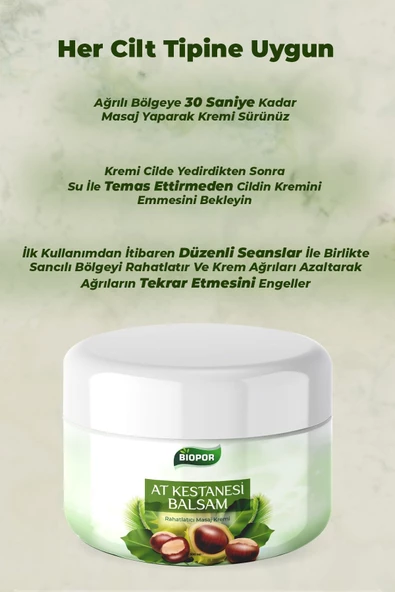 Ağrı Giderici Masaj Kremi At Kestanesi Balsam 500ml