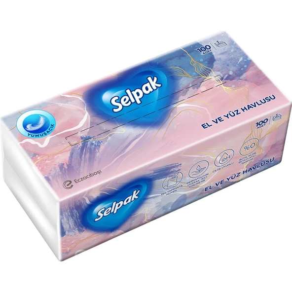 Selpak El ve Yüz Havlusu 12'li 1200 Yaprak - 3