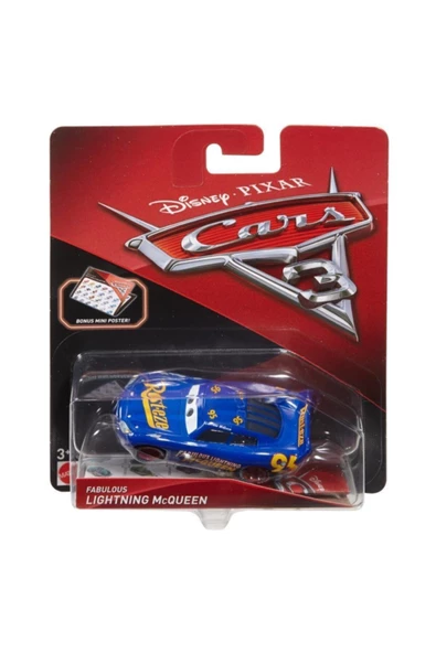Cars 3 Tekli Karakter Araçlar FGD57 Fabulous Lighting McQueen DXV29 --28-- - Resim 7