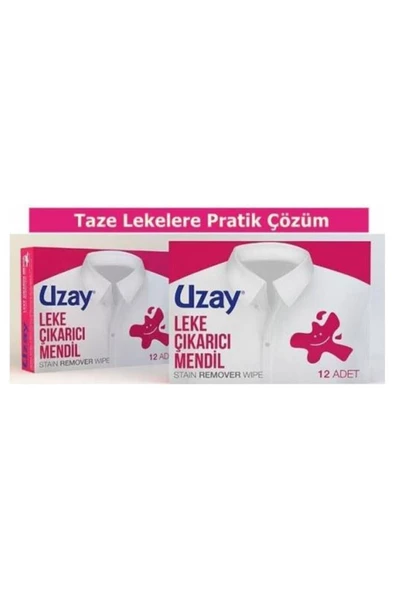 Uzay Leke Çıkartıcı Mendil 12'li 2 Adet